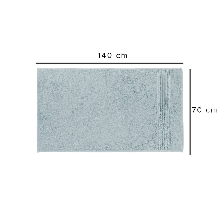 Mijölnir Downtown Toalla de Baño 100% Algodón Azul 70 x 140 cm Lujo y Absorbencia Inigualable 550 gr/m²